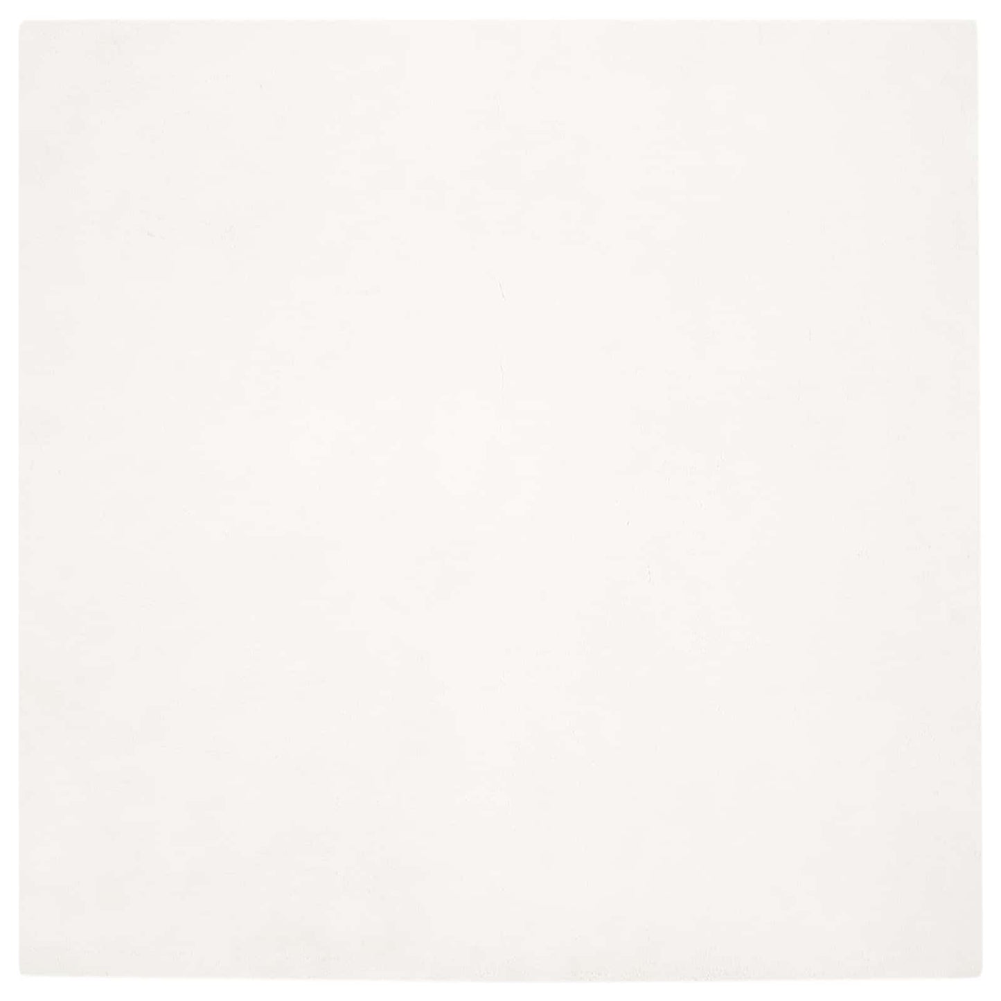 Tappeto antiscivolo in di coniglio sintetica Olite Crema