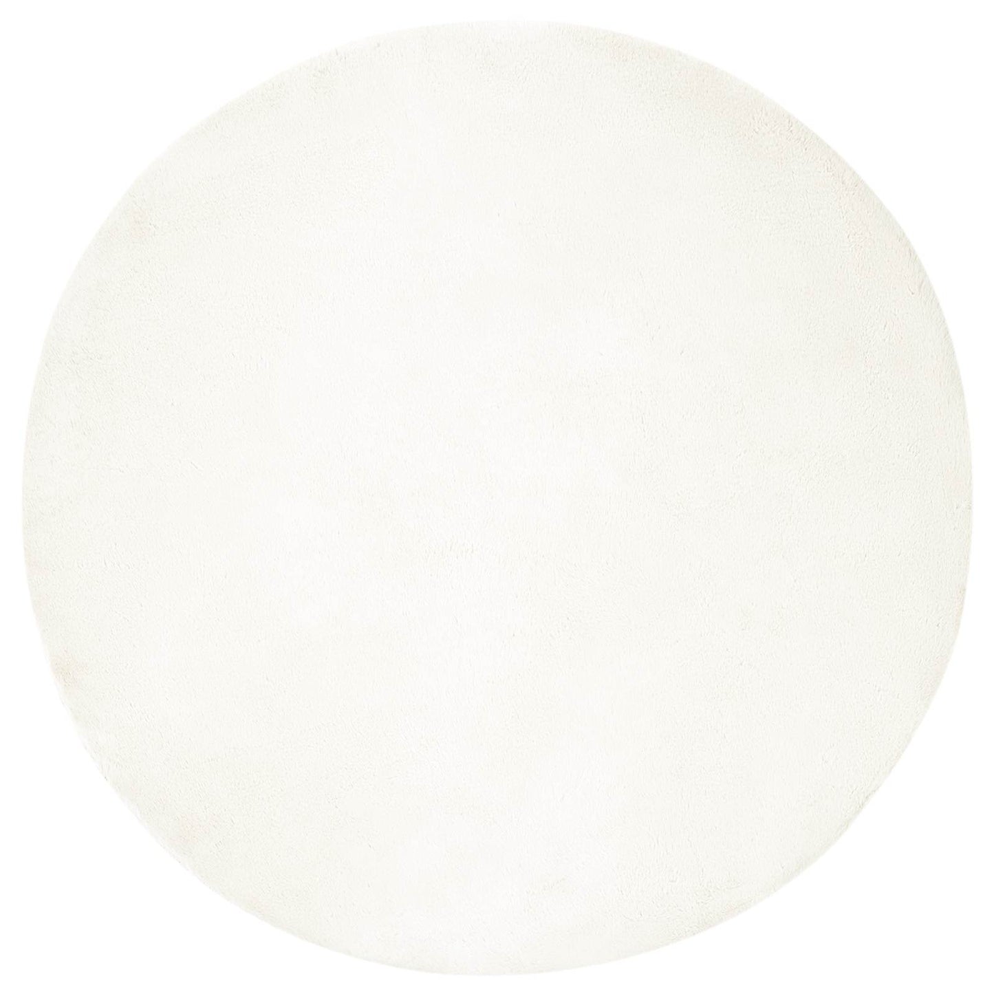 Tappeto antiscivolo in di coniglio sintetica Olite Crema