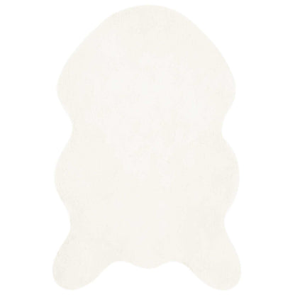 Tappeto antiscivolo in di coniglio sintetica Olite Crema