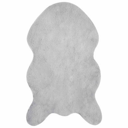 Tappeto antiscivolo in di coniglio sintetica Olite Grigio