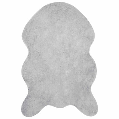 Tappeto antiscivolo in di coniglio sintetica Olite Grigio