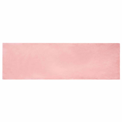 Tappeto antiscivolo in di coniglio sintetica Olite Rosa