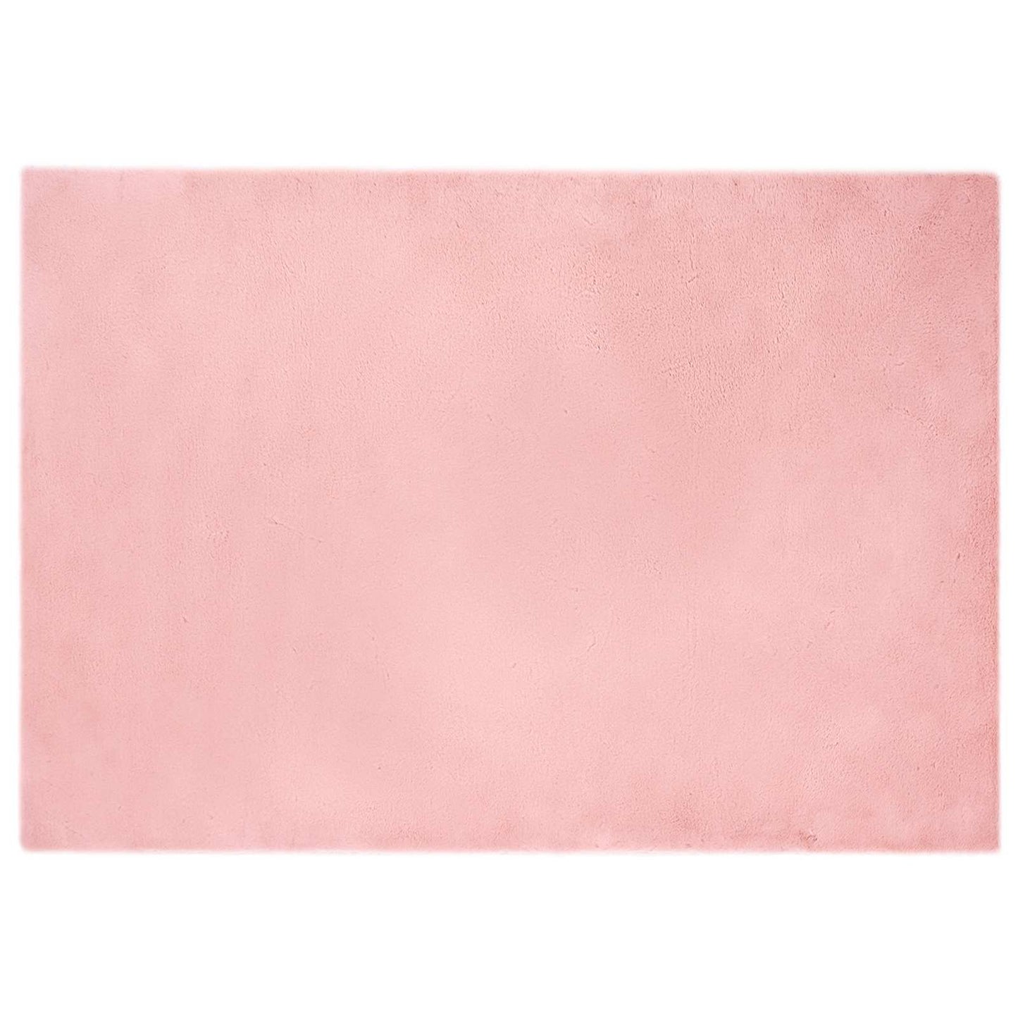Tappeto antiscivolo in di coniglio sintetica Olite Rosa