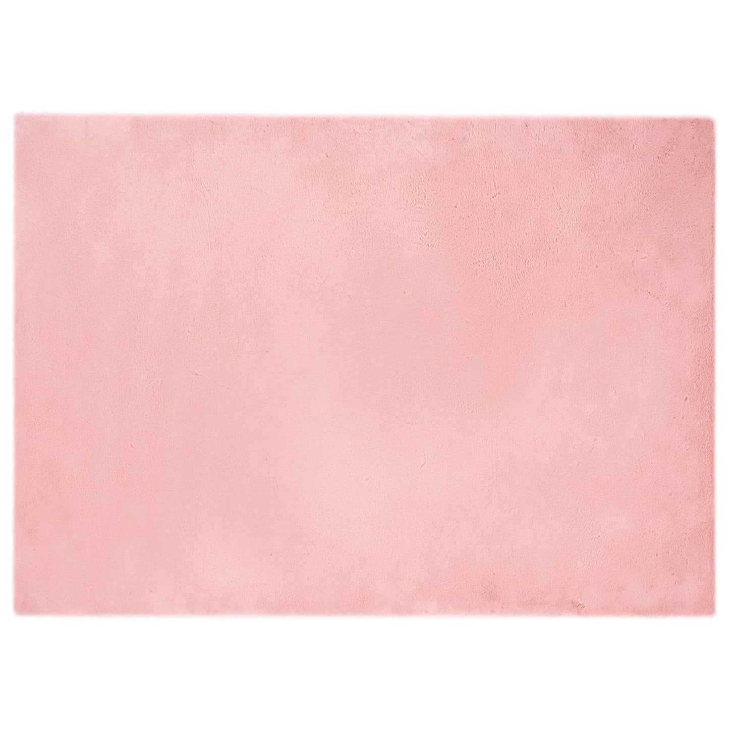 Tappeto antiscivolo in di coniglio sintetica Olite Rosa
