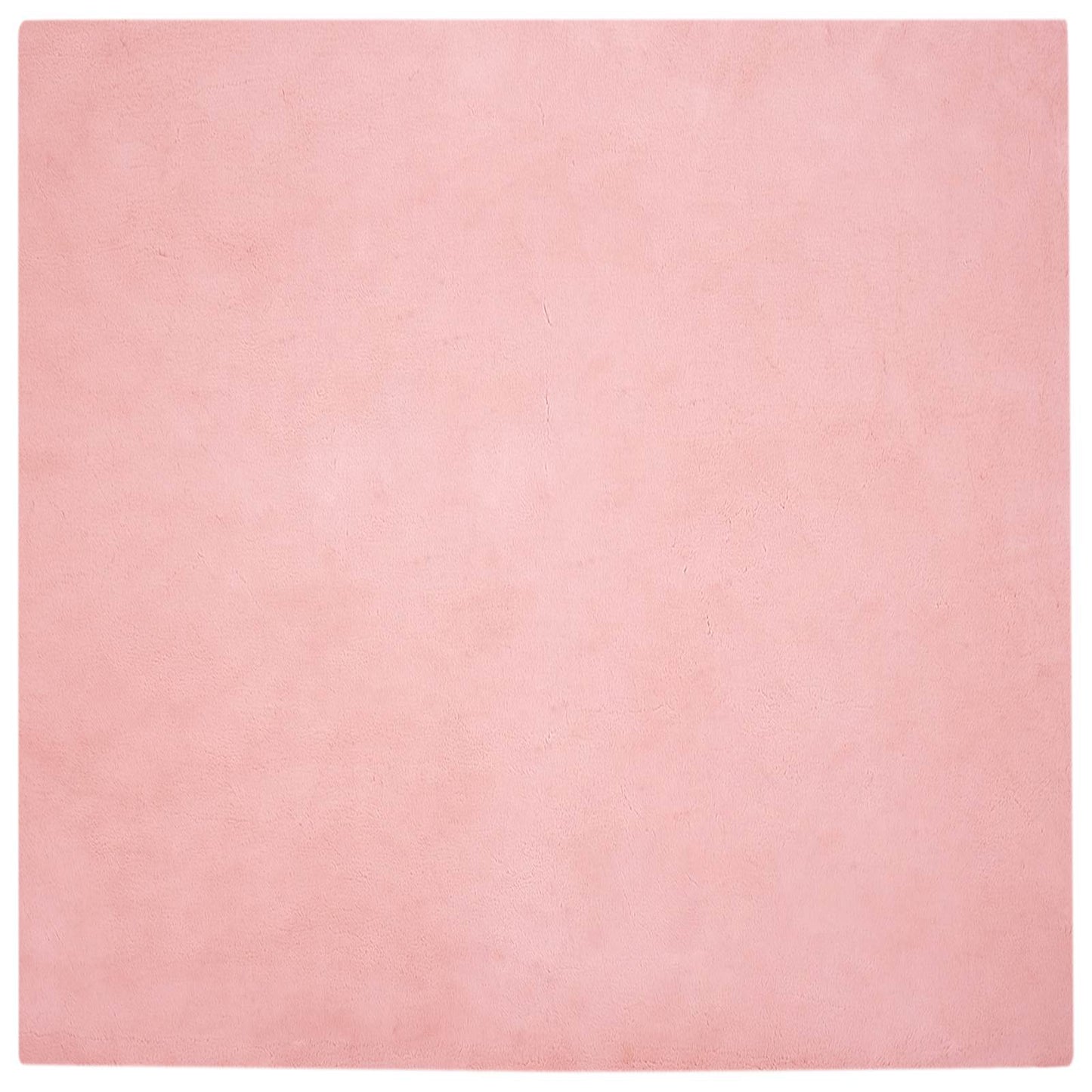 Tappeto antiscivolo in di coniglio sintetica Olite Rosa