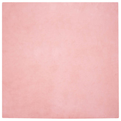 Tappeto antiscivolo in di coniglio sintetica Olite Rosa