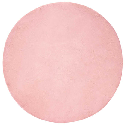 Tappeto antiscivolo in di coniglio sintetica Olite Rosa