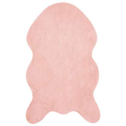 Tappeto antiscivolo in di coniglio sintetica Olite Rosa