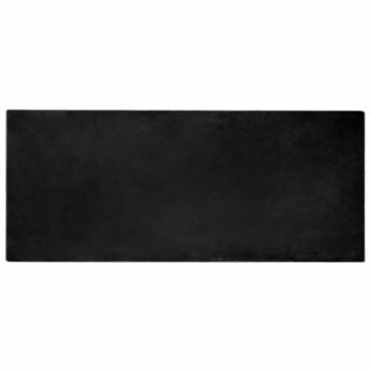 Tappeto antiscivolo in di coniglio sintetica Olite Nero