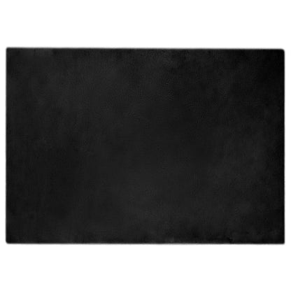 Tappeto antiscivolo in di coniglio sintetica Olite Nero