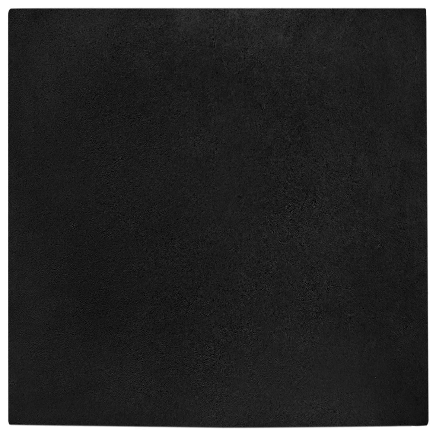 Tappeto antiscivolo in di coniglio sintetica Olite Nero