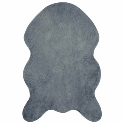 Tappeto antiscivolo in di coniglio sintetica Olite Antracite