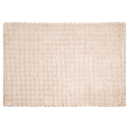 Coperta antiscivolo in finta di coniglio Olite Beige Poliestere