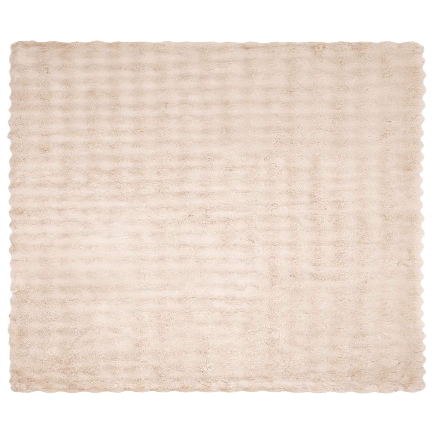 Coperta antiscivolo in finta di coniglio Olite Beige Poliestere