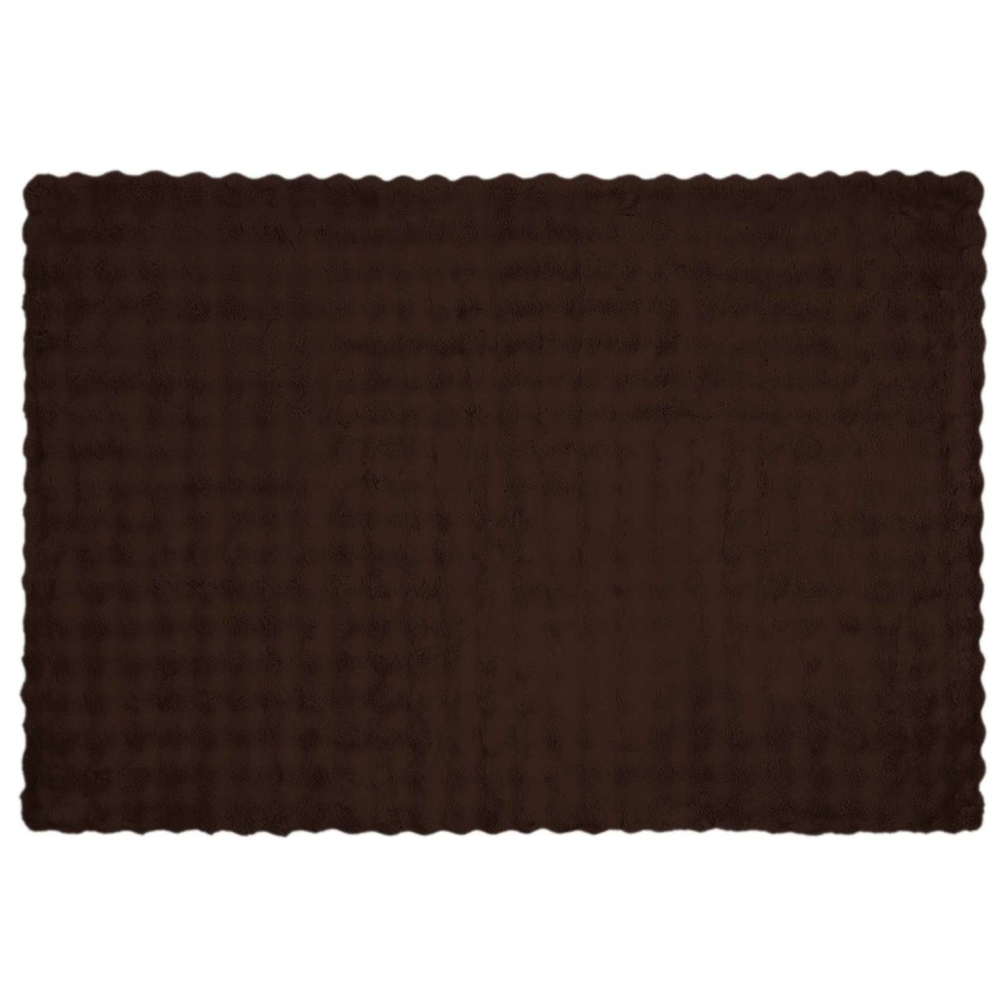 Coperta antiscivolo in finta di coniglio Olite Cammello