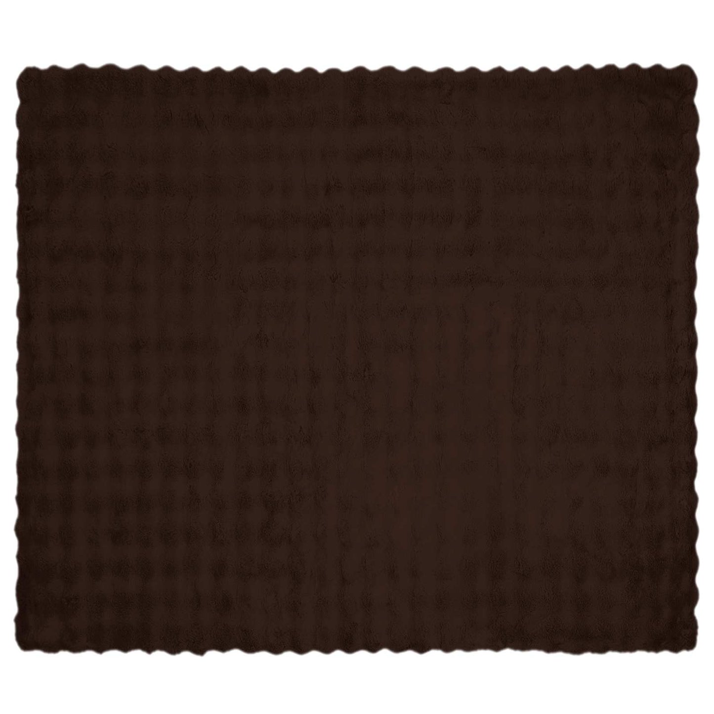 Coperta antiscivolo in finta di coniglio Olite Cammello