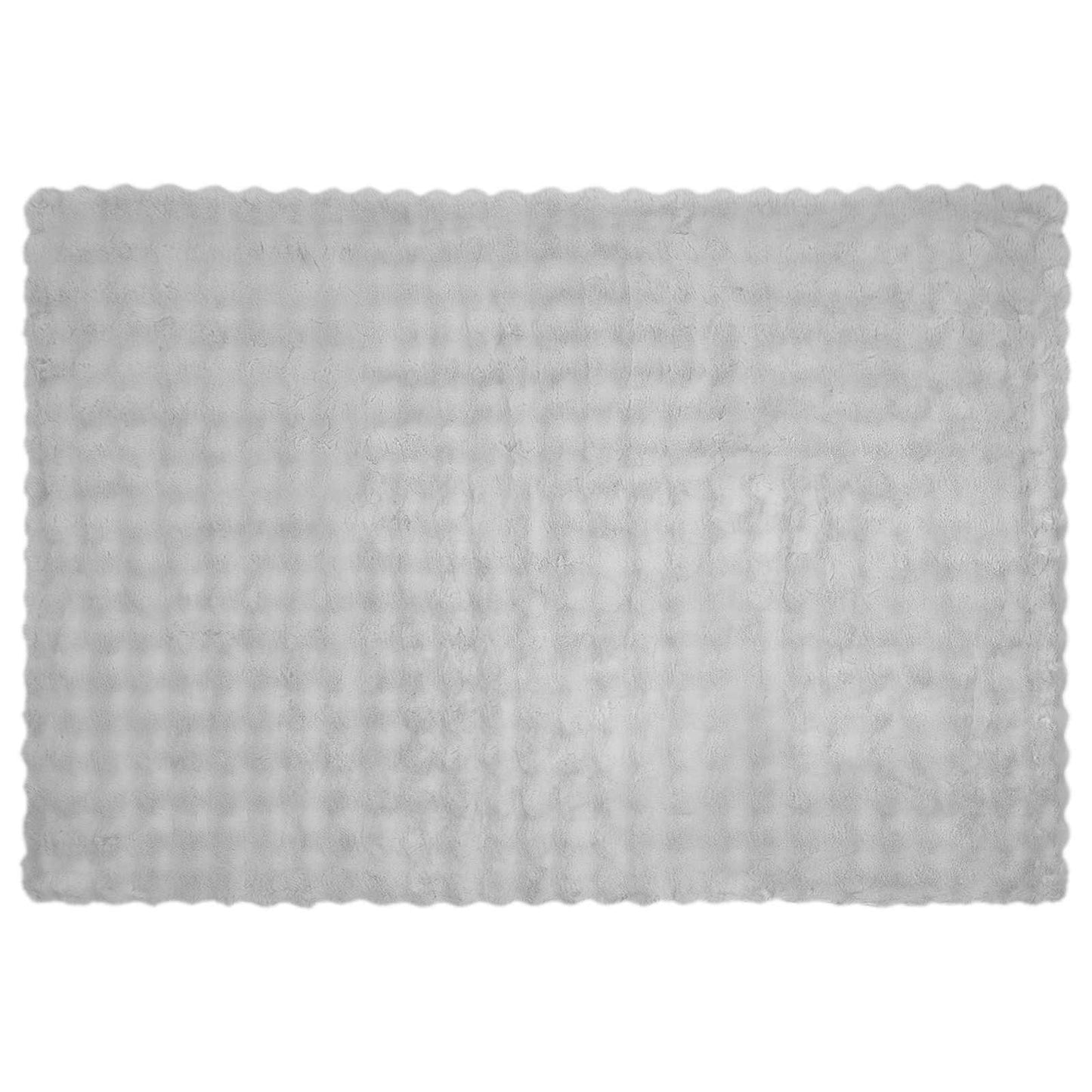 Coperta antiscivolo in finta di coniglio Olite Grigio