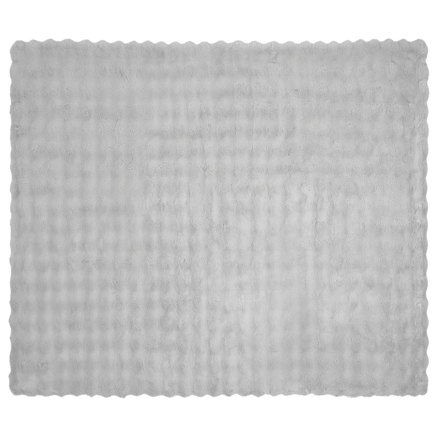Coperta antiscivolo in finta di coniglio Olite Grigio