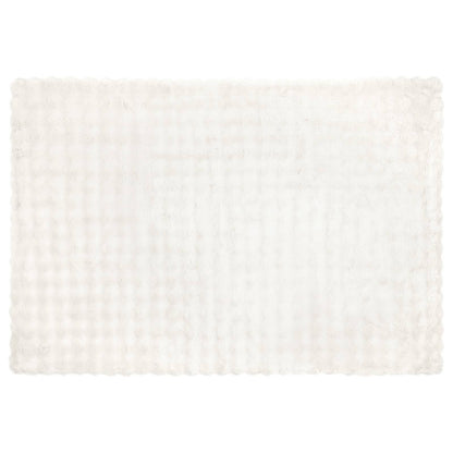 Coperta antiscivolo in finta di coniglio Olite Bianco