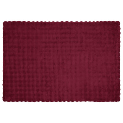 Coperta antiscivolo in finta di coniglio Olite Rosso Bordeaux