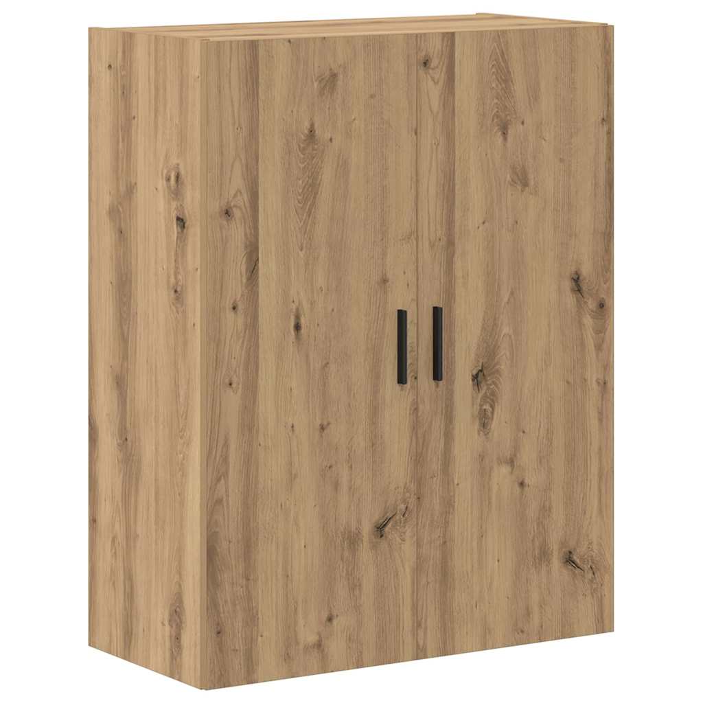 Credenza 2 pcs Legno vecchio Legno Stratificato e Vetro