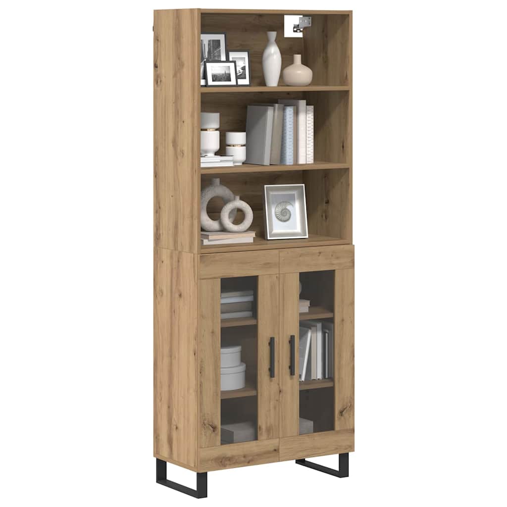 Credenza rovere artigianale 69,5 x 34 x 180 cm