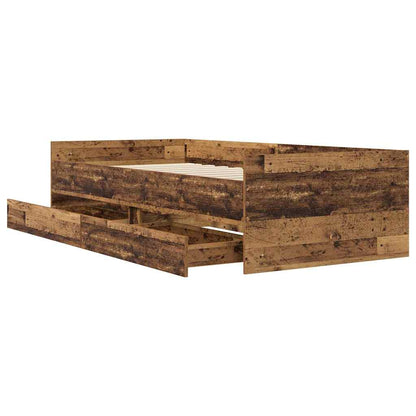 Struttura del letto Legno vecchio 100 x 200 cm Pino massello