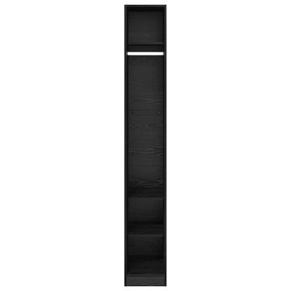 Guardaroba Rovere Nero 50 x 30 x 200 cm Legno multistrato