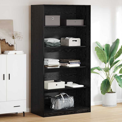 Guardaroba Rovere nero 100 x 50 x 200 cm Legno multistrato