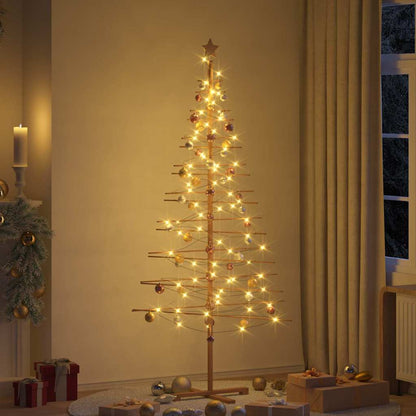 Albero di Natale in legno con supporto Marrone 210 cm BambÃ¹