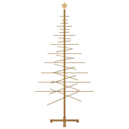 Albero di Natale in legno con supporto Marrone 210 cm BambÃ¹