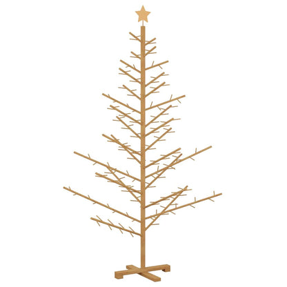 Albero di Natale in legno Marrone 180 cm Legno di pino massello