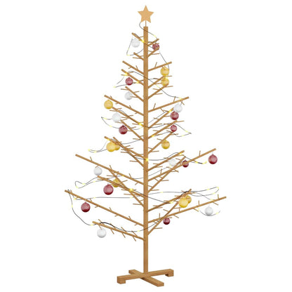Albero di Natale in legno Marrone 180 cm Legno di pino massello