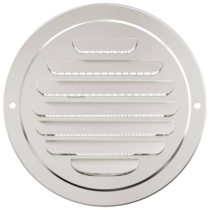 Coperture per ventilazione d'aria 4 pcs Argento 100 mm