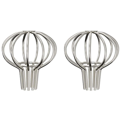 Protezione Foglie per Grondaia 2 pcs Argento 50 mm