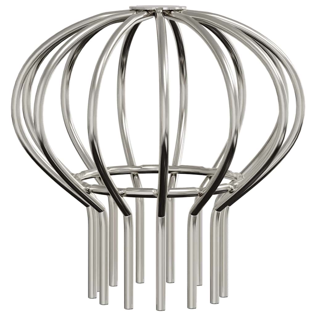 Protezione Foglie per Grondaia 2 pcs Argento 75 mm