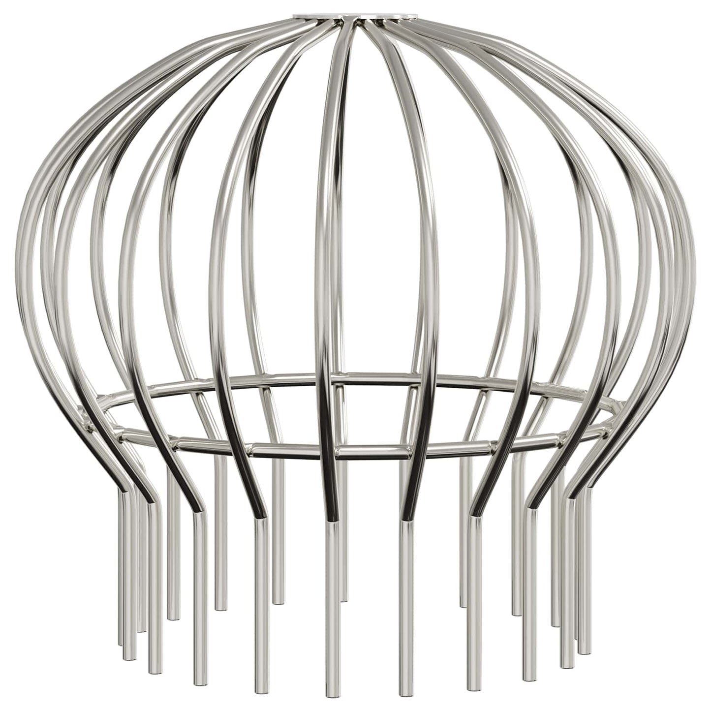 Protezione Foglie per Grondaia 8 pcs Argento 200 mm