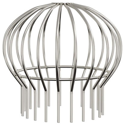 Protezione Foglie per Grondaia 8 pcs Argento 200 mm