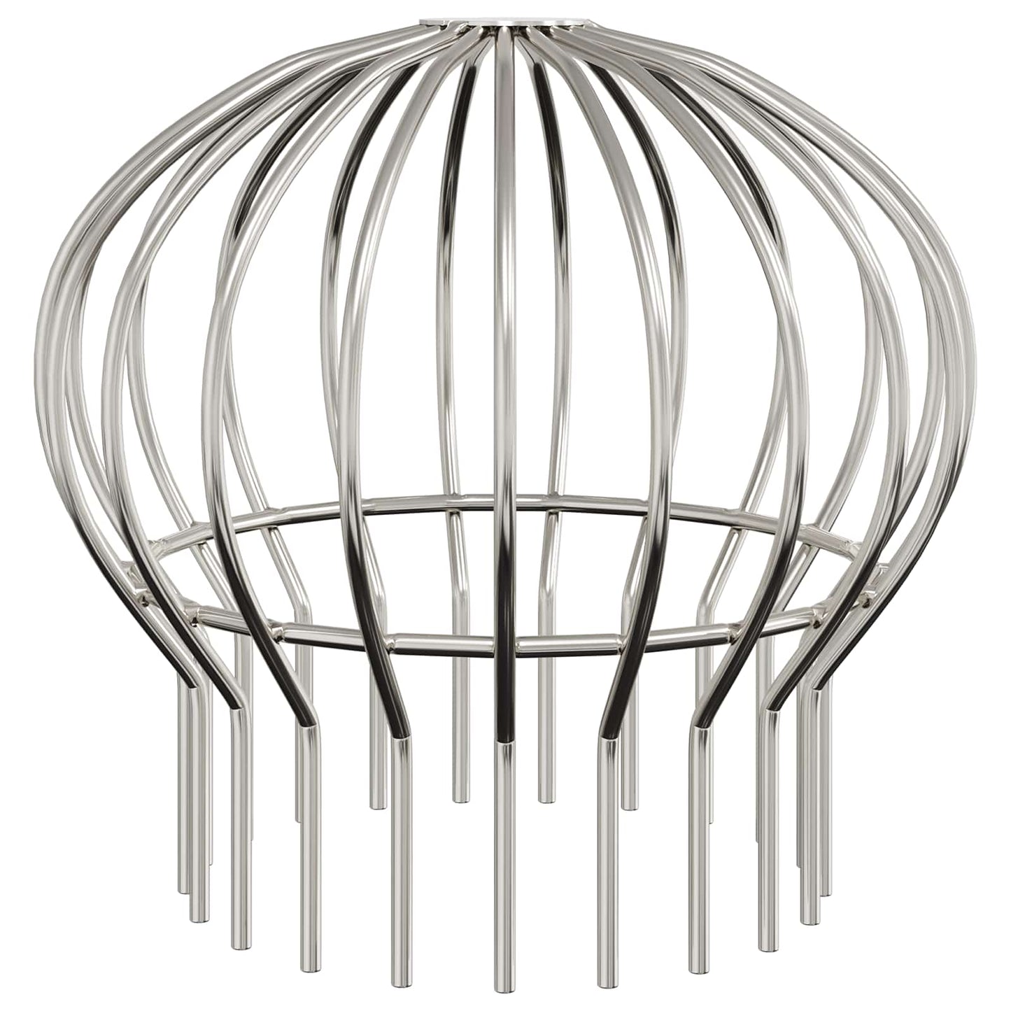 Protezione Foglie per Grondaia 8 pcs Argento 200 mm