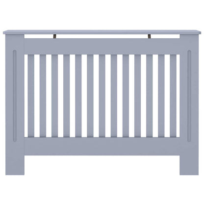 Copertura per radiatori 2 pcs Grigio 112 x 19 x 81,5cm