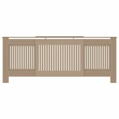 Copertura per radiatori 2 pcs Naturale 205 x 20,5 x 81,5cm