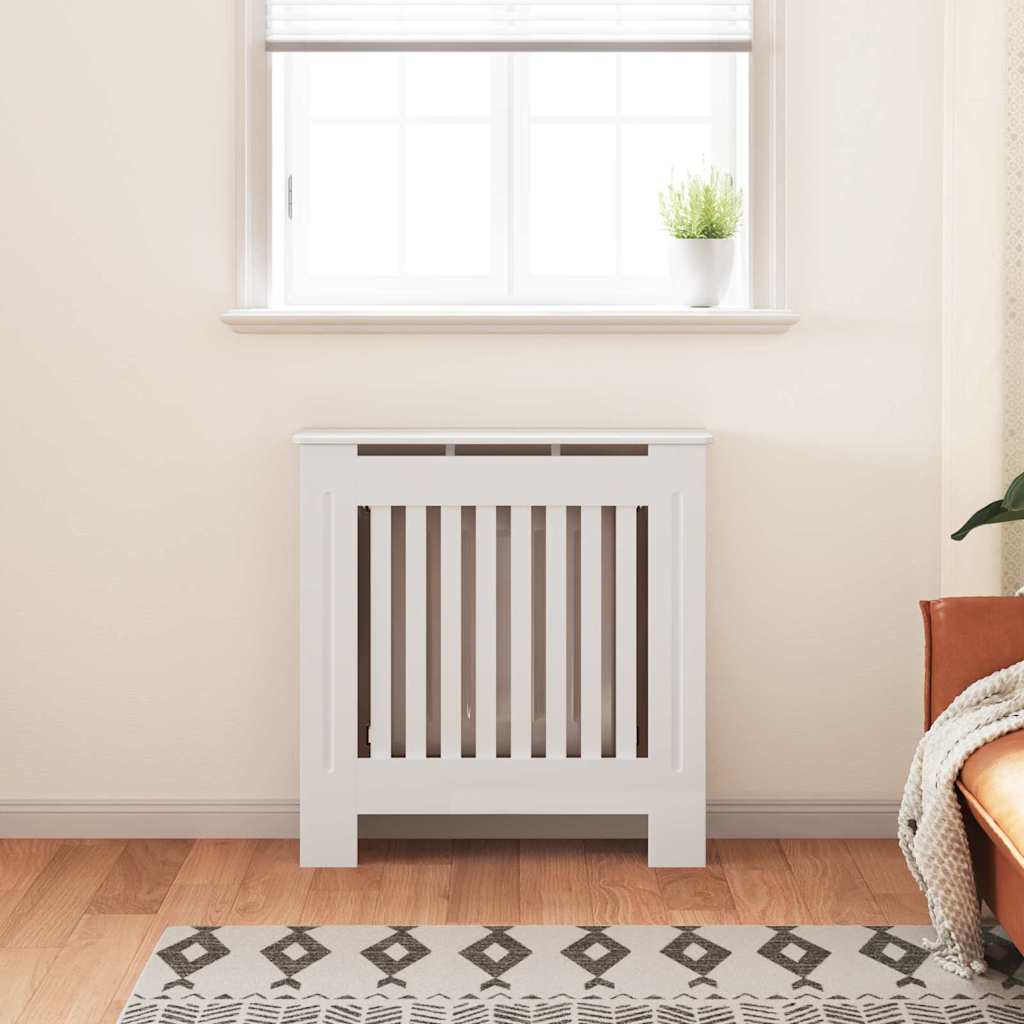 Copertura per radiatori 2 pcs Bianco 78 x 19 x 81,5cm