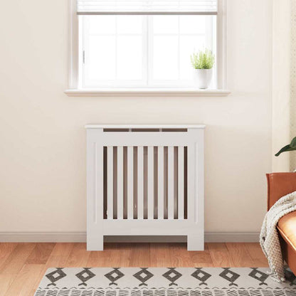 Copertura per radiatori 2 pcs Bianco 78 x 19 x 81,5cm