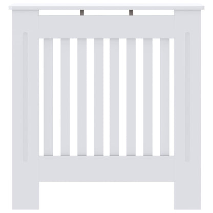 Copertura per radiatori 2 pcs Bianco 78 x 19 x 81,5cm