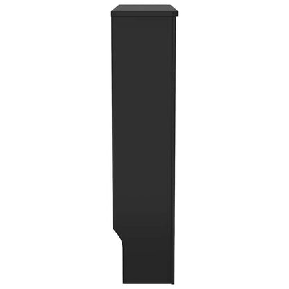 Copertura per radiatori Nero 78 x 19 x 81,5cm Legno multistrato