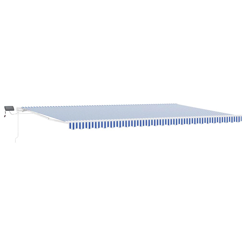 Tenda Retrattile Blu e Bianco 600 Ãƒâ€” 300 cm