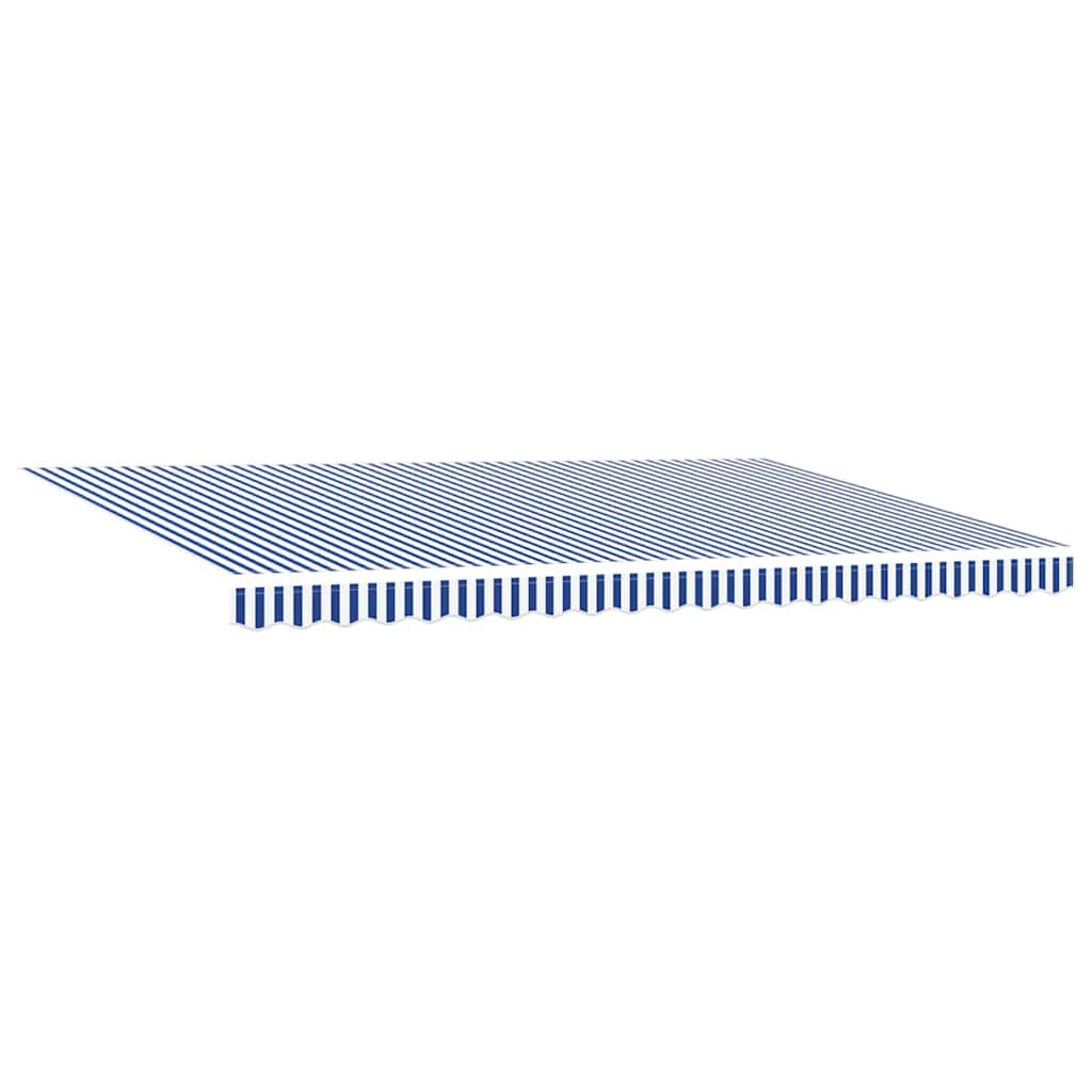 Tenda Retrattile Blu e Bianco 500 ÃƒÆ’Ã¢â‚¬â€ 300 cm