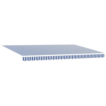 Tenda Retrattile Blu e Bianco 500 ÃƒÆ’Ã¢â‚¬â€ 300 cm
