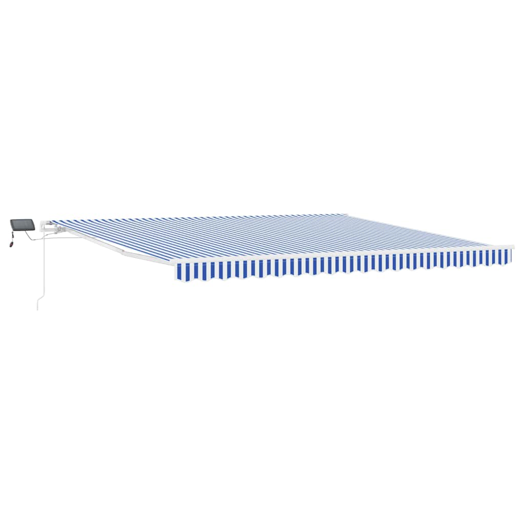Tenda Retrattile Blu e Bianco 450 Ãƒâ€” 300 cm
