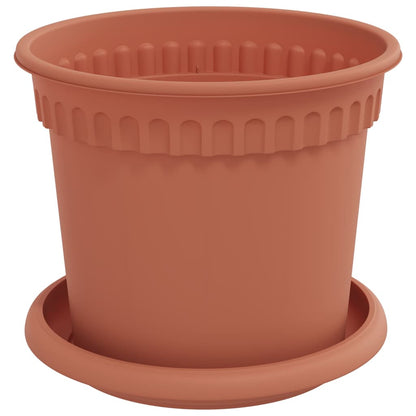 Vasi per Piante 24 pcs Rosso Mattone Ã˜ 15 x 12 cm Plastica